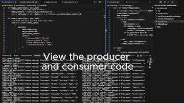 Using Kafka Confluent Python SDK to setup producer and consumer data streams