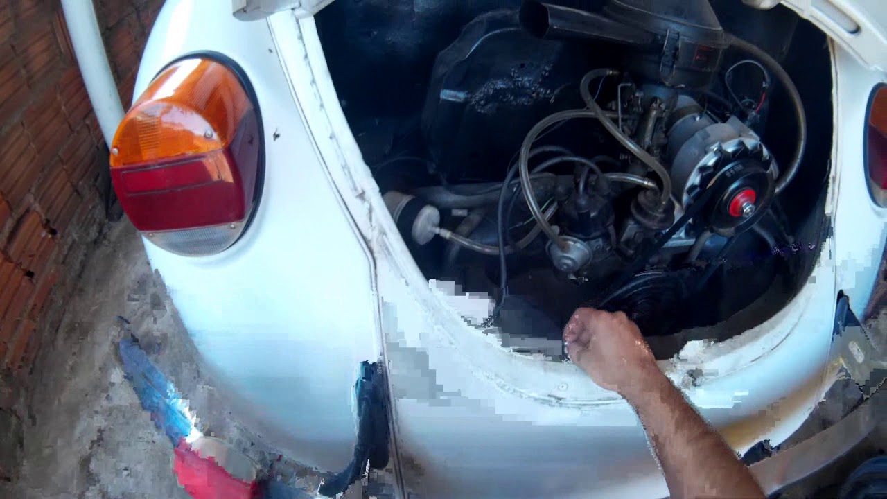 Vlog de fusca - Ligando o fusca depois de um tempo parado