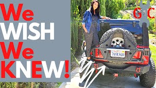 Living with our DV8 BODY Mount Tire Carrier | What We Wish We Knew BEFORE!