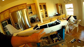 E-flite Apprentice 15e Maiden Flight and CRASH! Part 4