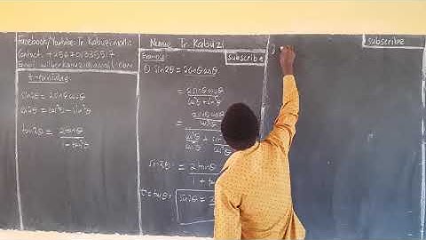 t-formula for trigonometry fxns........#africastruggle.