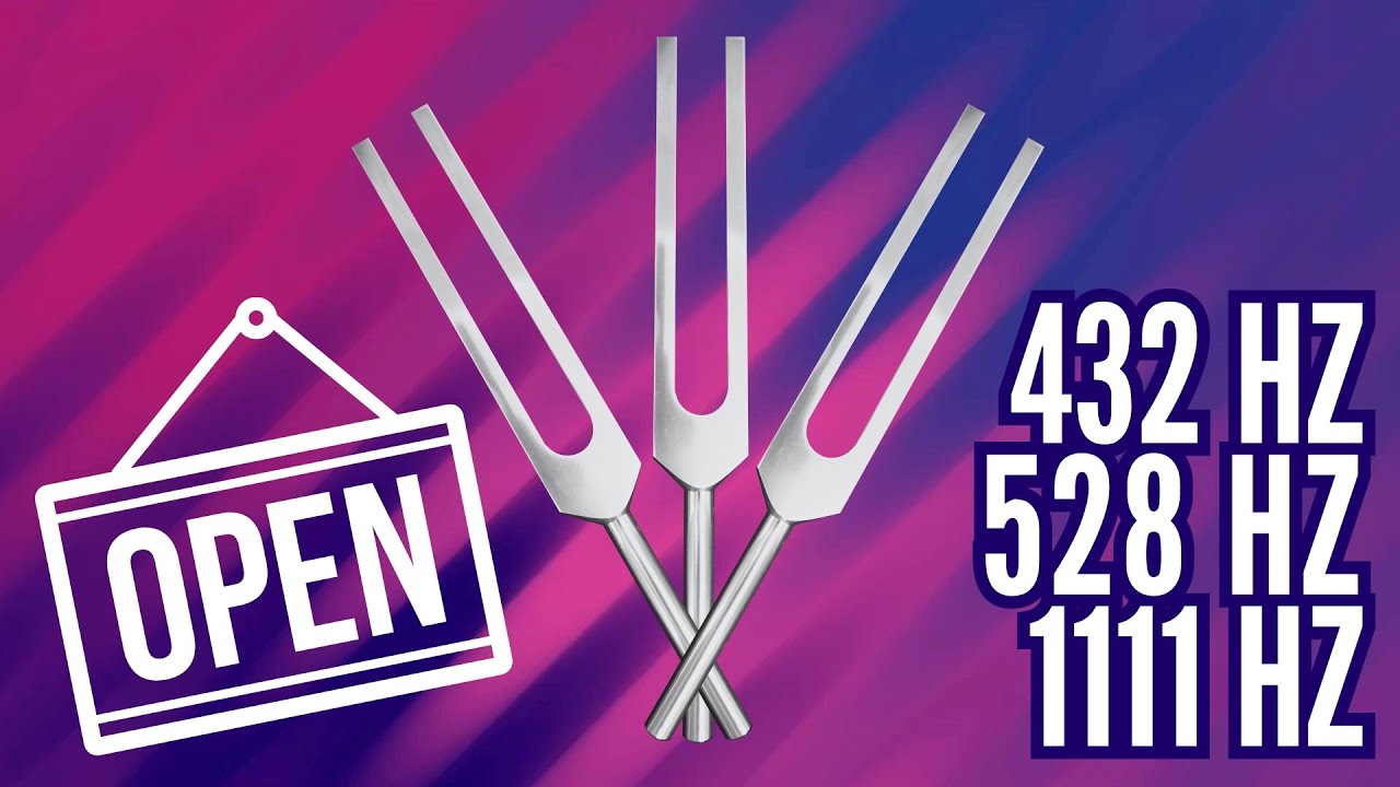 432 Hz + 528 Hz + 1111 Hz Tuning Forks Open All Doors | Attract LOVE, PROSPERITY & GOOD LUCK