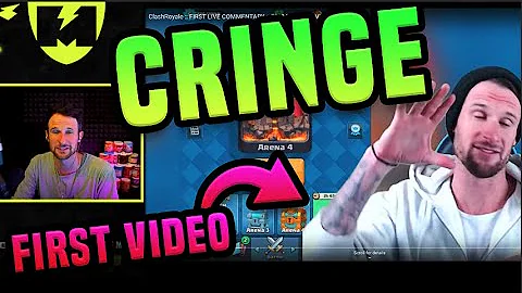 WOW...REACTING TO MY FIRST CLASH ROYALE VIDEO