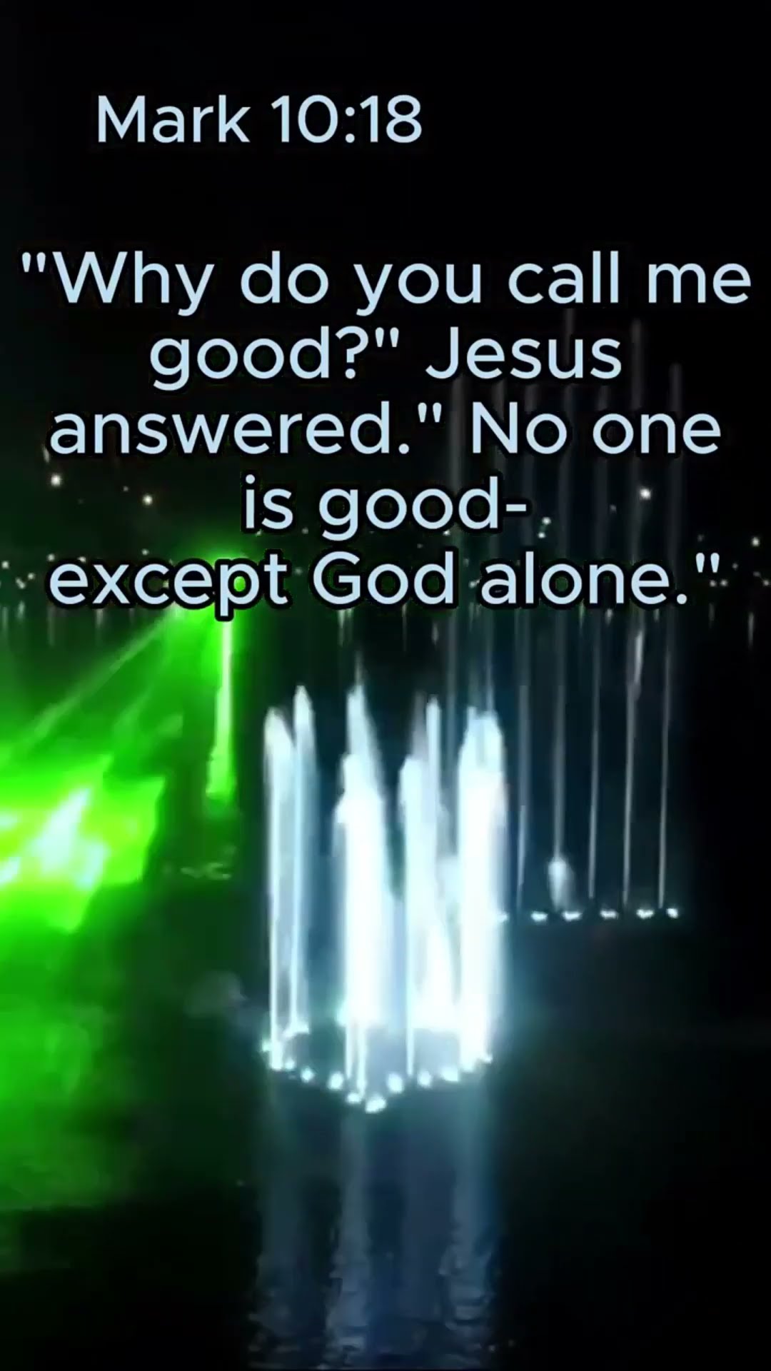 Mark 10:18 #jesus #facts #learnthebible #jesuslovesyou - YouTube