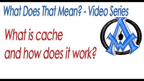 What is cache and how does it work on a server?
