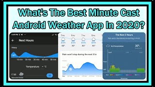 Best Minute Cast (Minute My Minute Weather Prediction) Android Weather App 2020 (Dark Sky Successor) screenshot 5