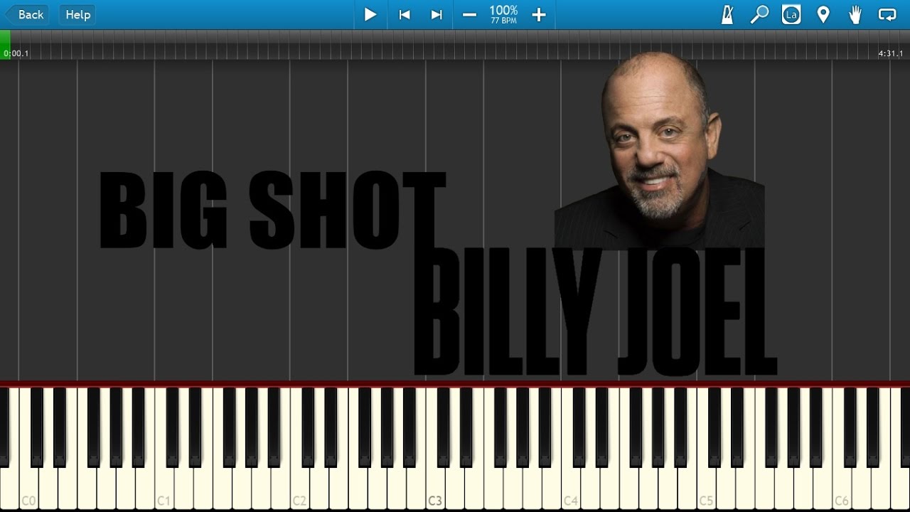 Big Shot Sheet Music, Billy Joel