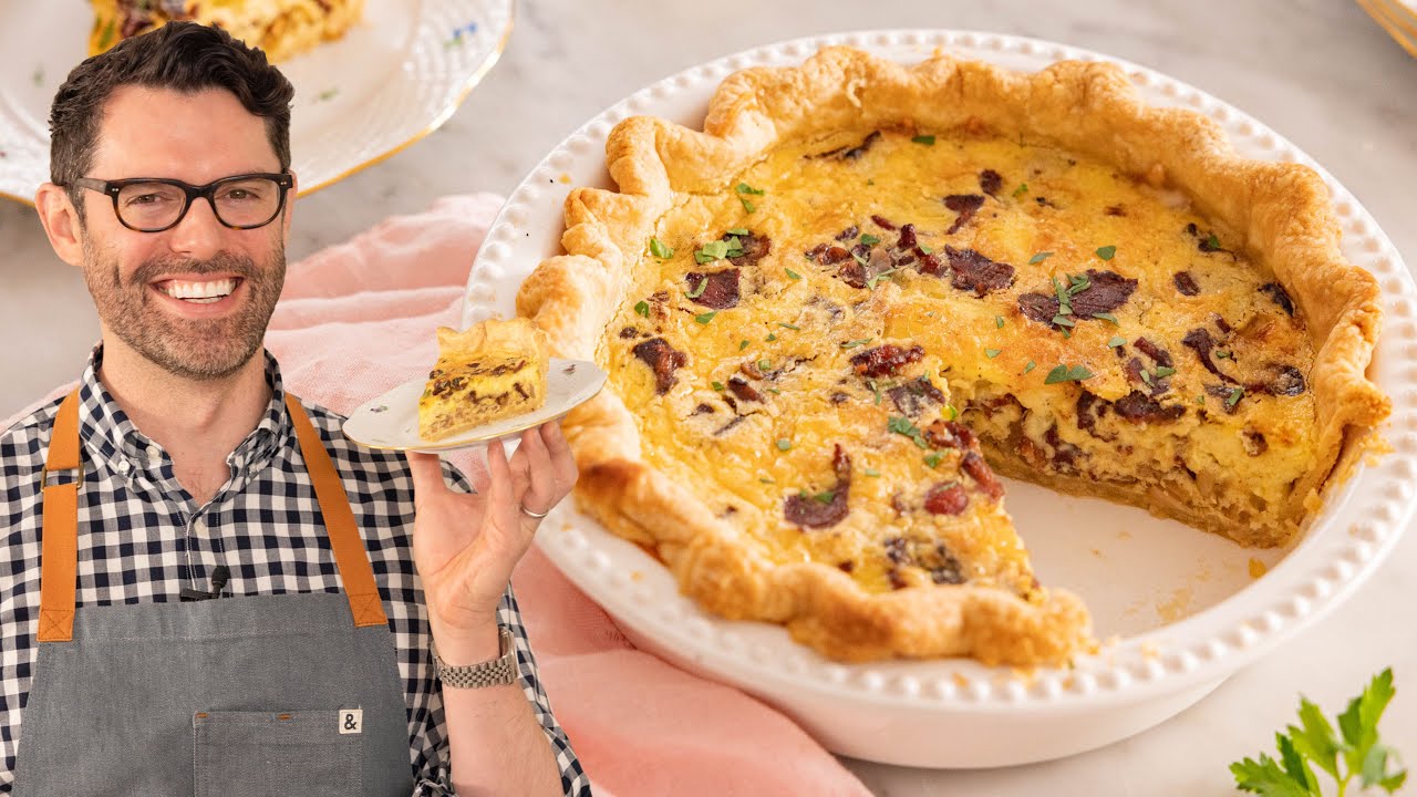 ⁣Delicious Quiche Lorraine Recipe