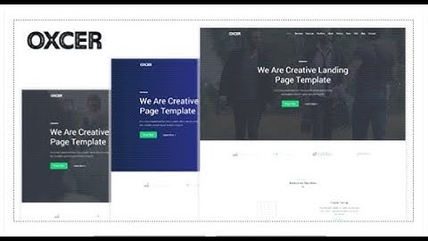 Oxcer - Responsive Bootstrap 4 Landing Template | Themeforest Templates