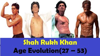 Shahrukh Khan's Age Evolution (27-53) |Shahrukh Khan All Movies List| Shah Rukh Khan Hit Movies .