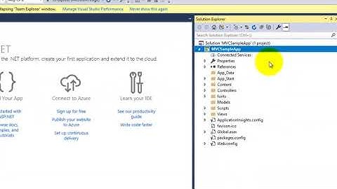 Create ASP.NET MVC Application using Visual Studio