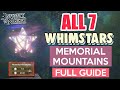 How to: All Memorial Mountains Whimstars 7/7 FULL GUIDE | Infinity Nikki