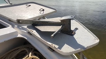 Pulley anchoring system off a beach explained