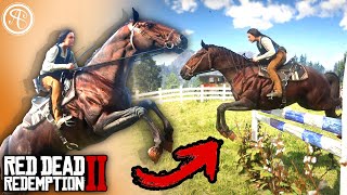 TURNING RDR2 IN A HORSE GAME! (unique coats)