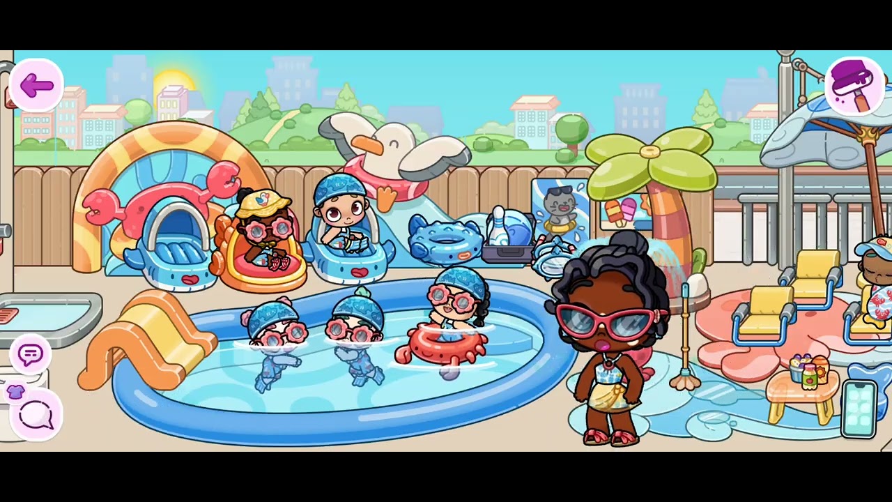 Un día en el nuevo club de la ciudad!, en avatar world 😊 