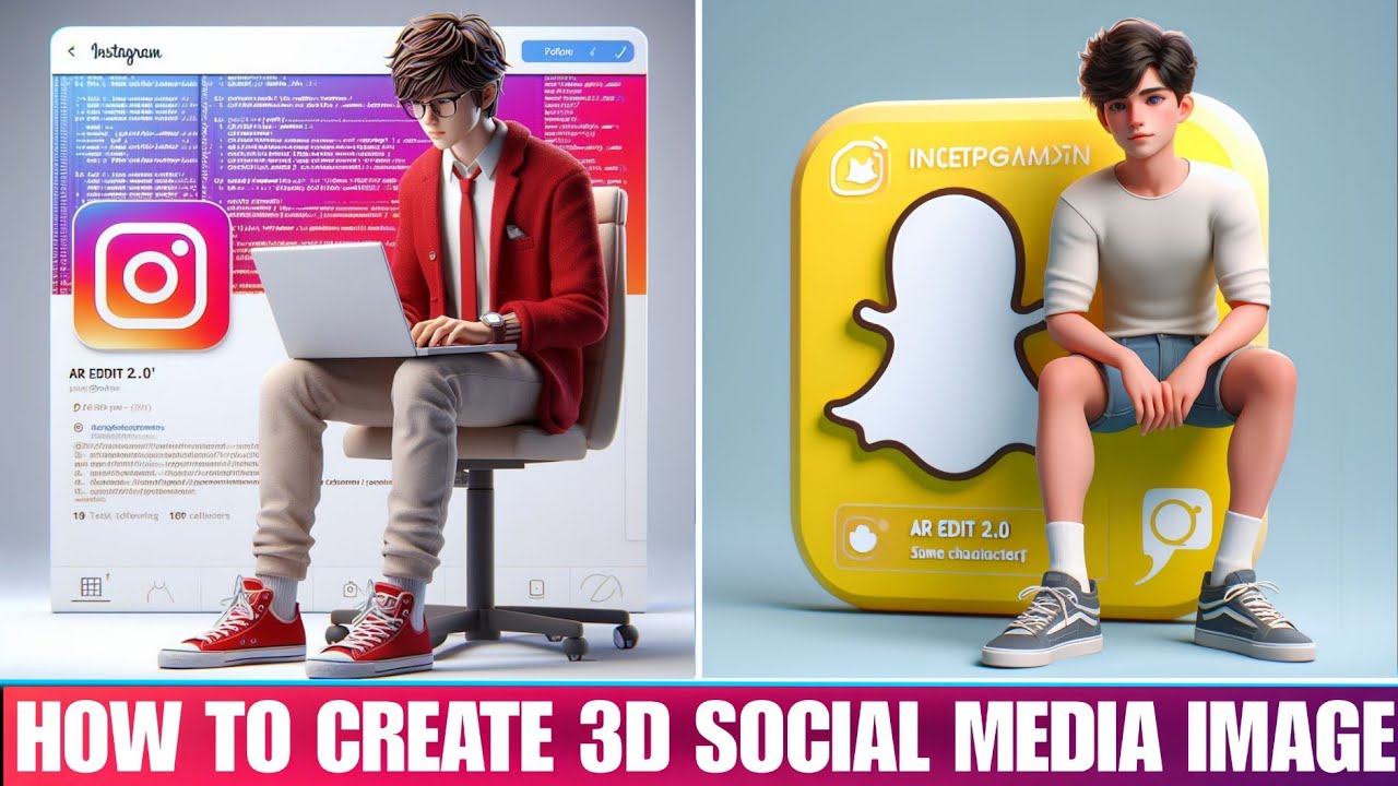 How to create 3D AI Social media Images | Bing AI image Generator | How ...
