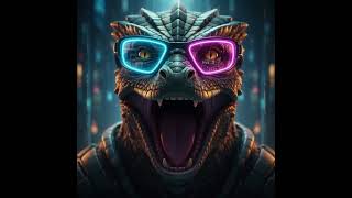 Cyber Mythical Animals | Futuristic AI Creatures in Neon Sci-Fi World