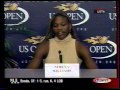 Serena Williams interview - 2001 US Open final