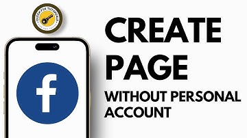 How to Create Facebook Page without Personal Account