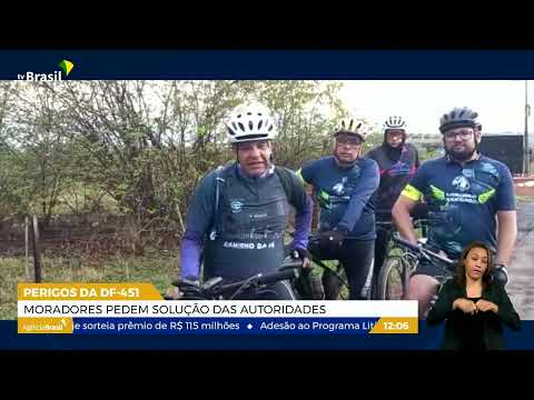 DF | Perigos da DF-451: moradores pedem solução das autoridades