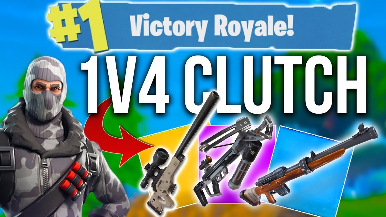 SNIPER SHOOTOUT 1v4 CLUTCH w/ Jackfrags Fortnite Battle Royale YouTube