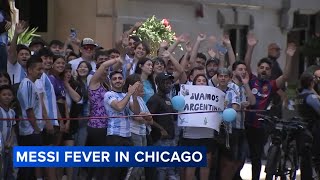 Lionel Messi draws large crowds to Soldier Field for soccer match between Argentina, Ecuador