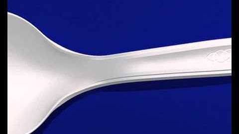 Industrial design of the one time use plastic spoon