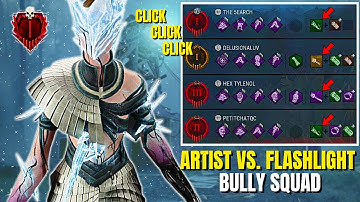 Dead By Daylight-TOXIC SWF Gets Clapped! | Artist Vs. Flashlight Bully Squad (2 Matches)