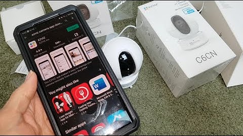 ASMR How To Setup EZVIZ 1080P FHD AI C6CN Security Pan/Tilt & Motion Detect Camera + App!