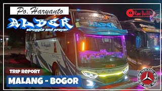 TRIP REPORT BUS PO HARYANTO HM017 