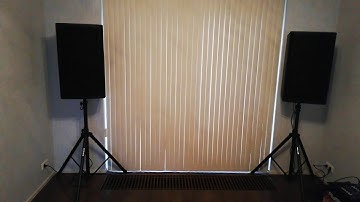 DB technologies opera 15 inch actieve speakers met de mixer Allen & Heath 6fx