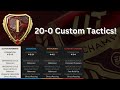 20-0 RANK 1 CUSTOM TACTICS! BEST TACTICS ON FC24 (4213, 4321, 424)