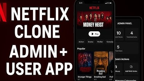 Netflix Like Web Series Movie App Complete Admin Panel User panel single html project