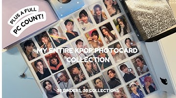 My Full Kpop Photocard Collection- flip through of 39 binders, 30 collections! **2024 Update**