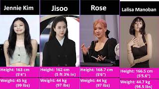 BlackPink Members Height and  Weight | K-POP