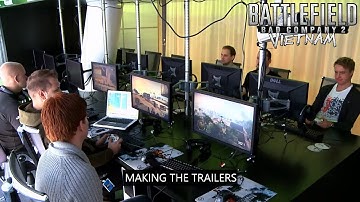 Battlefield Bad Company 2 - Making Trailers PWND Interview (4k Upscaled)
