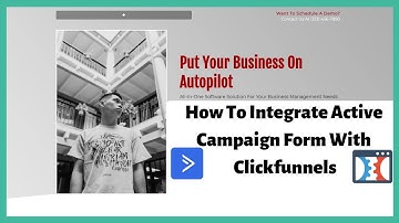 How To Connect Active Campaign Form To Opt-in Form On Clickfunnels