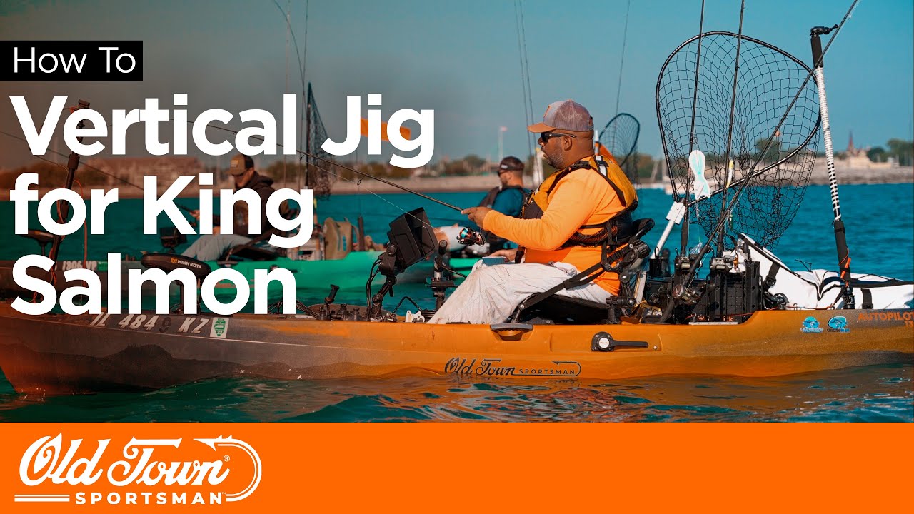 Vertical Jigging for King Salmon on Lake Michigan 