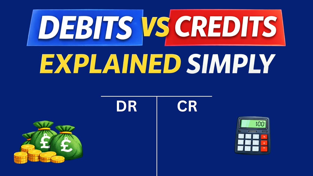 DEBITS and CREDITS Explained | Accounting Basics for Beginners - YouTube