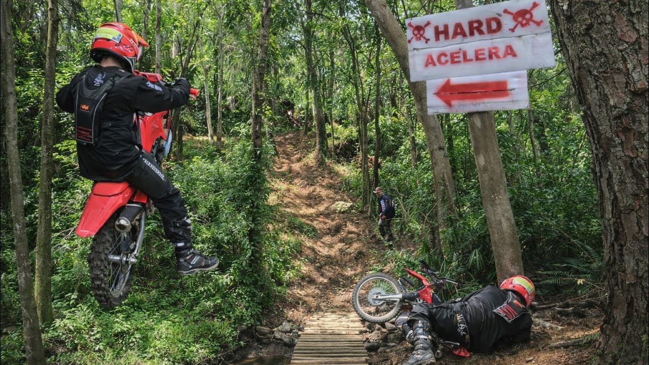 Levei um amigo pela primeira vez na trilha!!
