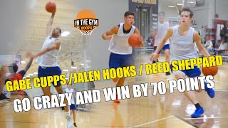 Top 2023 Players Join up Gabe Cupp, Jalen Hooks, and Reed Sheppard, Go Crazy and win By 70