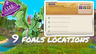 ALL 9 Foals Locations - Hidden Riviera Foals ~ Star Equestrian [44] !ULTIMATE GUIDE!
