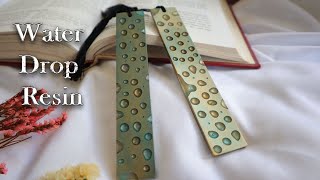 Resin Water Droplet Effect | Resin Arts for Beginner | Resin Bookmark Ideas 2024