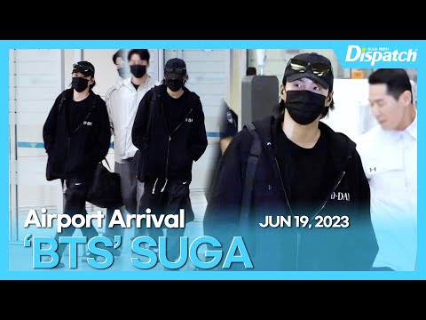 SUGA(BTS), Incheon International Airport ARRIVAL 