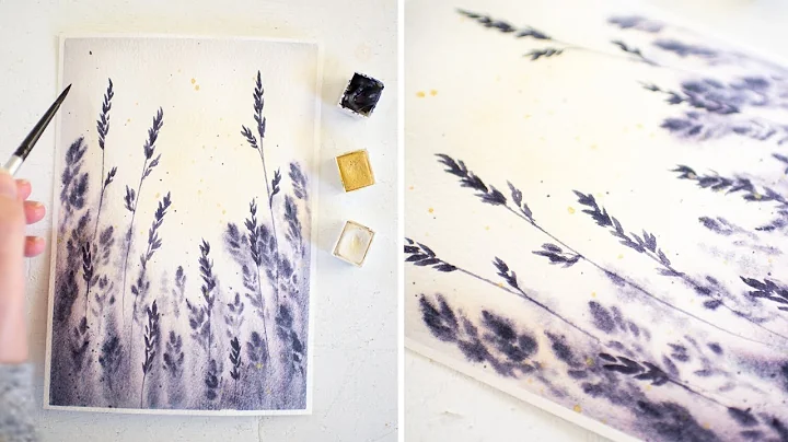 Watercolor Painting for Beginners | Dreamy Wheat F...