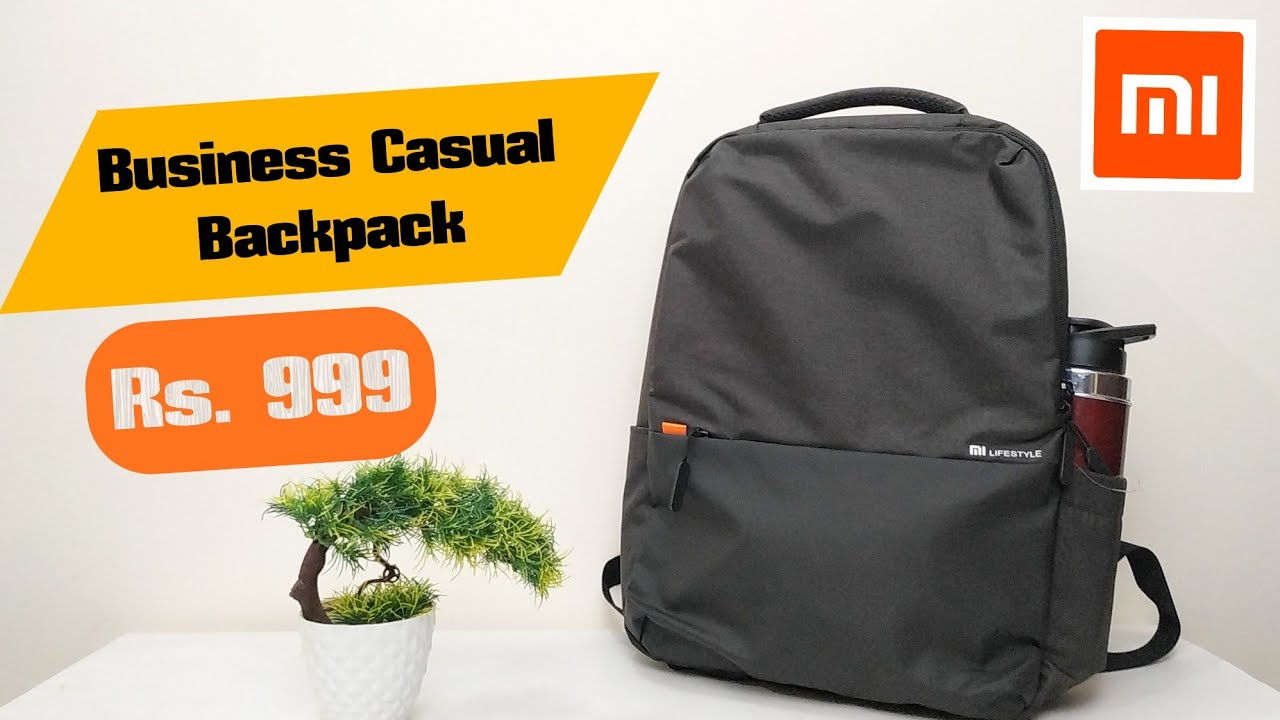 Mi Business Casual Backpack Unboxing Review,bag'sFull detail,Water ...