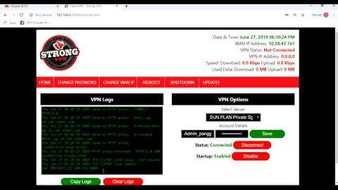 Install OpenVPN Modem936 Powered By StrongHold VPN UI Step by Step - Admin Pangga