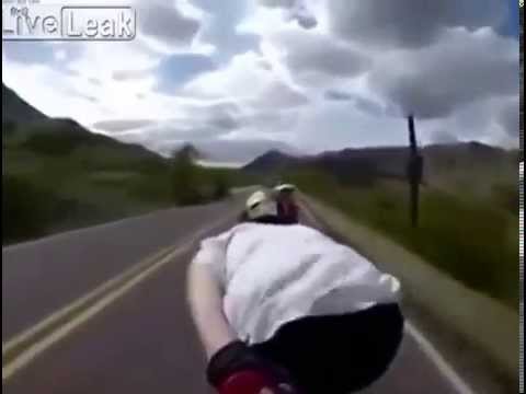 liveleak.com---close-call-for-longboarders,-bike-insurance