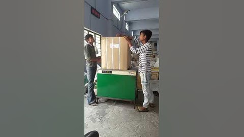 Strapping Machine #packagingmachine #strappingmachine #boxstrappingmachine#box#corrugatedbox