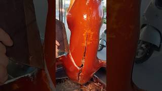 The Sizzling Crispy Roasted Dog π Cutting π #streetfood #shorts The Sizzling Crispy Roasted Dog π Cutting π #streetfood #shorts